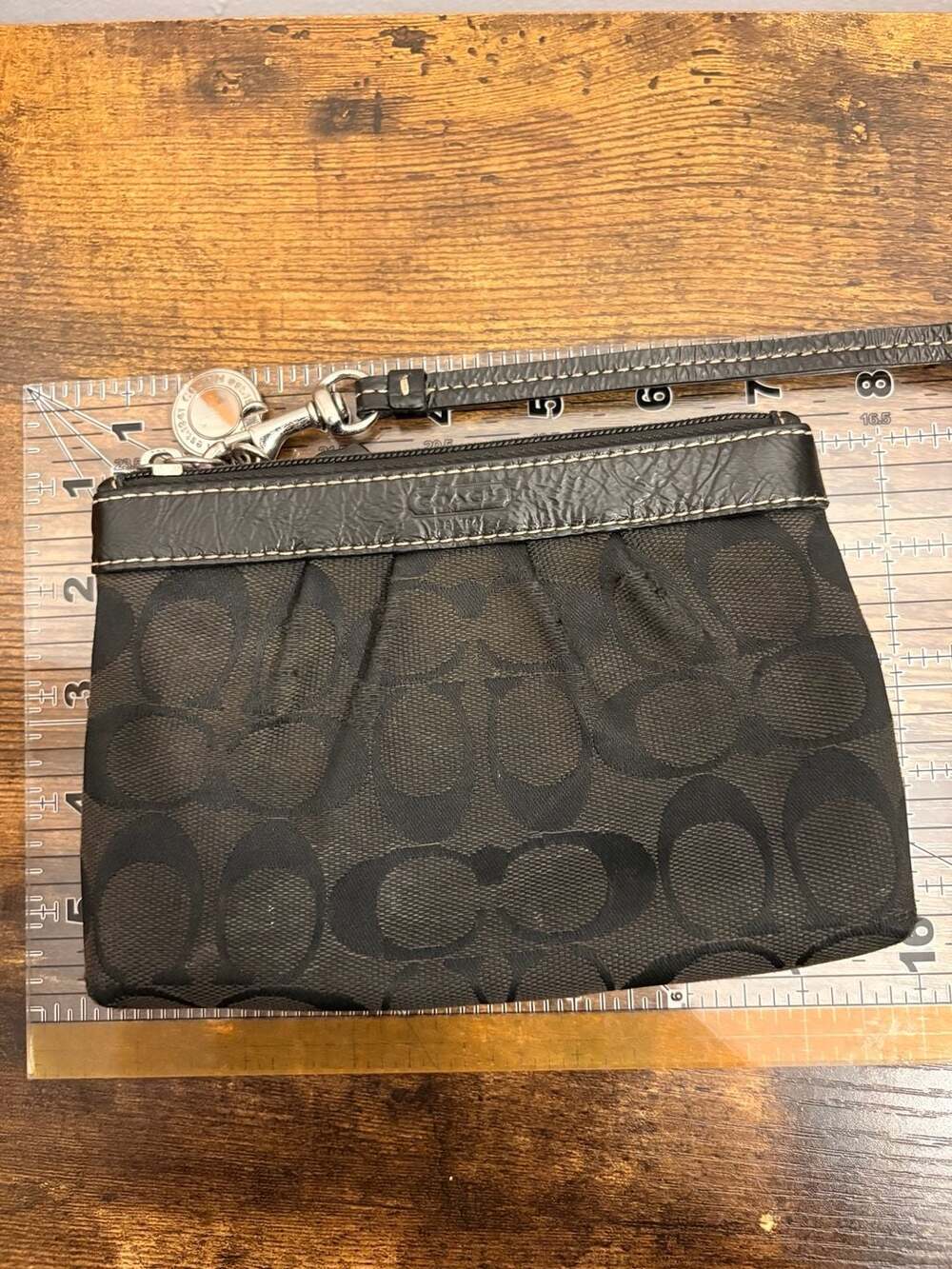 Coach Signature Authentic Wristlet